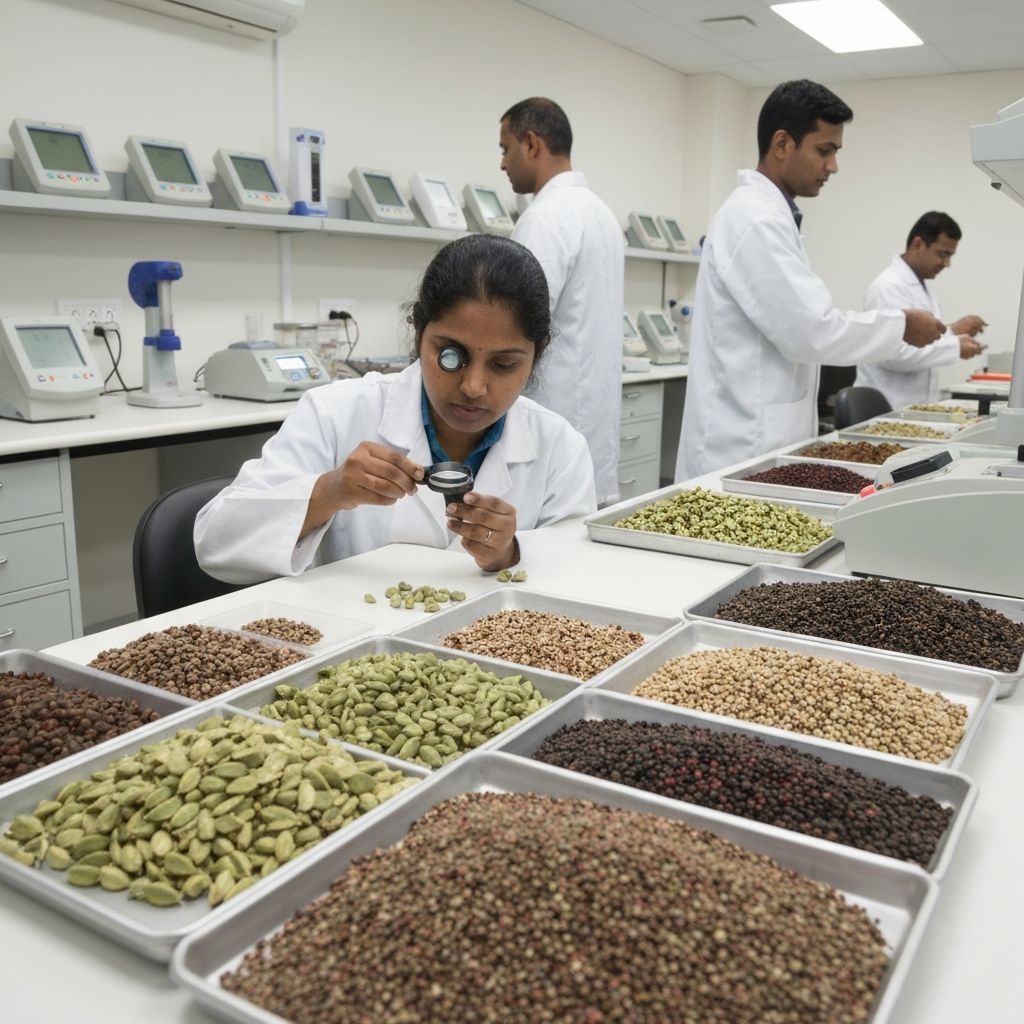Spice quality control and grading